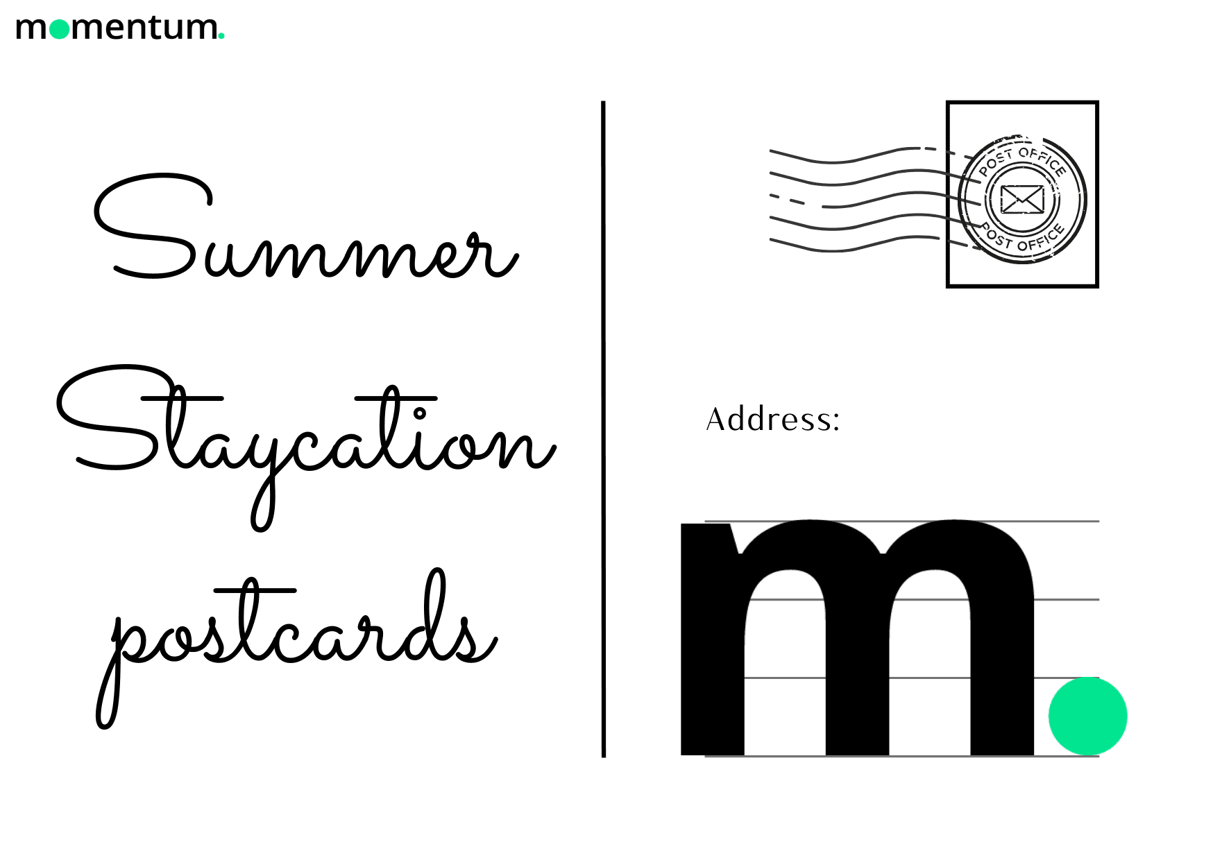 Staycation Postcards
