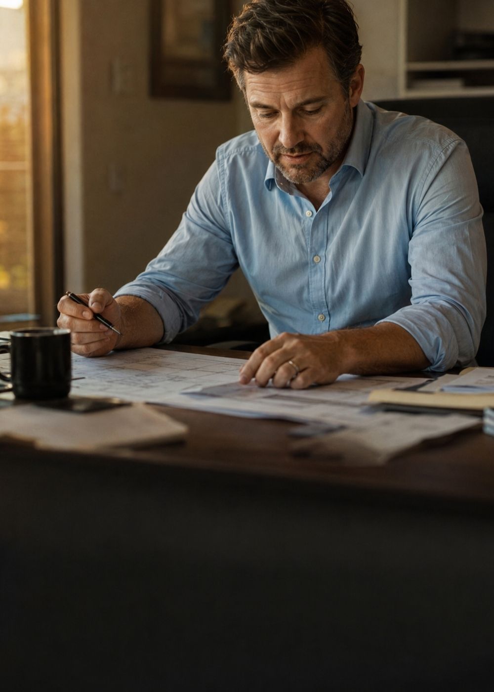 Commercial insurance broker planning the launch of a new brokerage